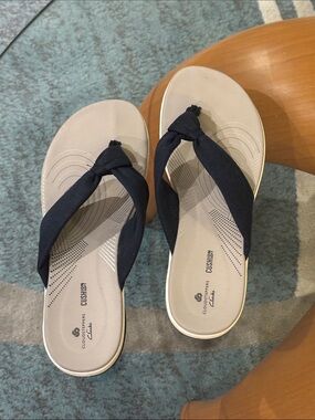 Clarks cloudsteppers arla glison Navy Sandals